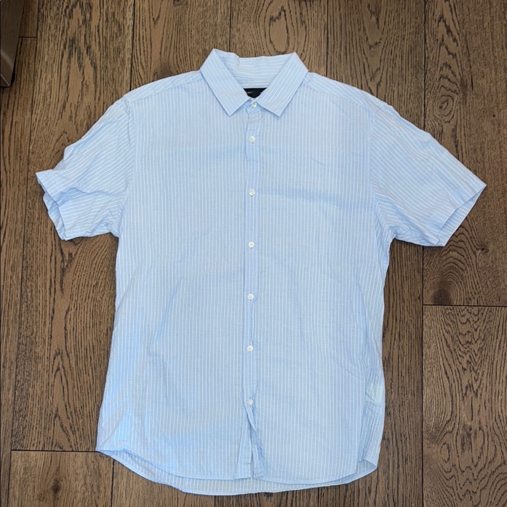 Men’s Robert Barakett Short Sleeve Button Down Shirt Size Large